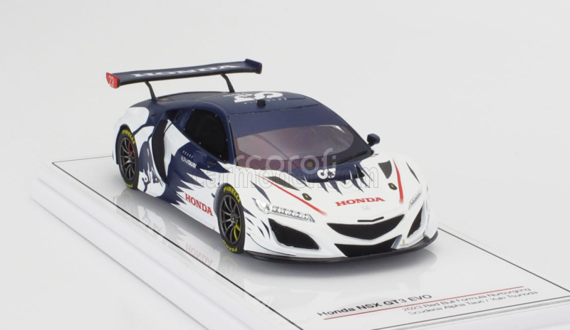 Truescale Honda Nsx Gt3 Evo Team Alpha Tauri N 0 Red Bull Formula Nurburgring 2023 Yuki Tsunoda 1:43 Bílá Modrá