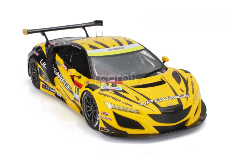 Truescale Honda Nsx Gt3 Evo22 Team Upgarage N 18 Gt300 Class Super Gt 2023 Takashi Kobayashi - Syun Koide 1:18 Žlutá Černá