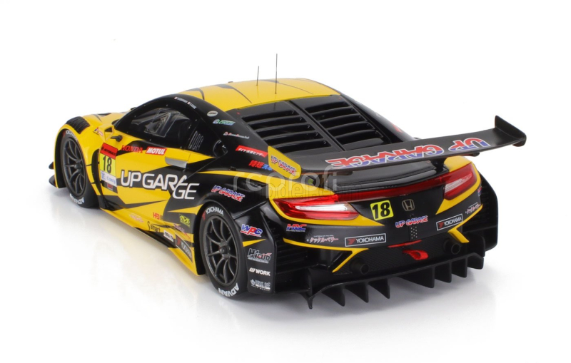 Truescale Honda Nsx Gt3 Evo22 Team Upgarage N 18 Gt300 Class Super Gt 2023 Takashi Kobayashi - Syun Koide 1:18 Žlutá Černá