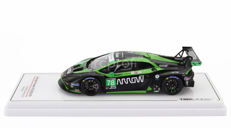 Truescale Lamborghini Huracan Gt3 Evo2 Team Forte Racing N 78 24h Daytona 2023 Marco Mapelli - Loris Spinelli - Benjamin Hites - Misha Goikhberg 1:43 Černá Zelená