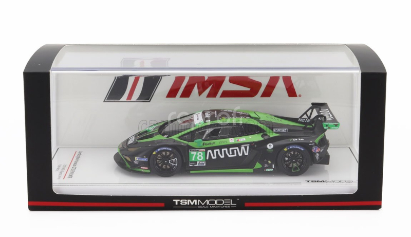 Truescale Lamborghini Huracan Gt3 Evo2 Team Forte Racing N 78 24h Daytona 2023 Marco Mapelli - Loris Spinelli - Benjamin Hites - Misha Goikhberg 1:43 Černá Zelená