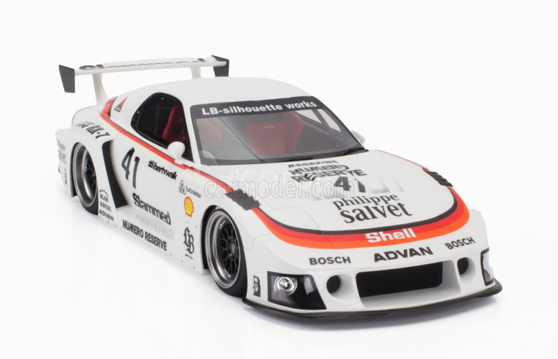 Truescale Mazda Rx-7 (fd3s) Lb Works Super Silhouette N 41 Racing 2006 1:18 Bílá