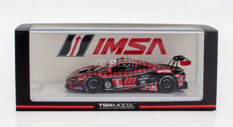 Truescale Mclaren 720s Gt3 Evo 4.0l Turbo V8 Team Pfaff Motorsport N 9 Imsa Chevrolet Grand Prix 2024 Oliver Jarvis - Marvin Kirchhofer 1:43 Červená Černá