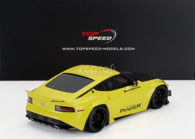Truescale Nissan Fairlady Z (rz34) Pandem Coupe 2022 1:18 Žlutá Černá