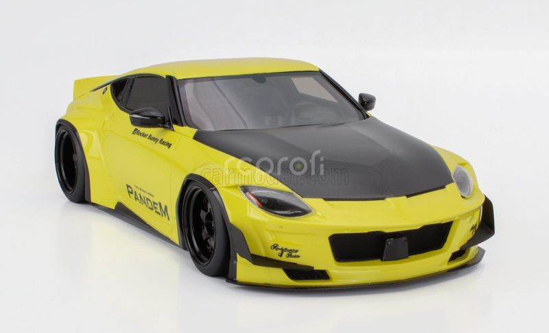 Truescale Nissan Fairlady Z (rz34) Pandem Coupe 2022 1:18 Žlutá Černá