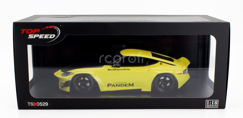 Truescale Nissan Fairlady Z (rz34) Pandem Coupe 2022 1:18 Žlutá Černá