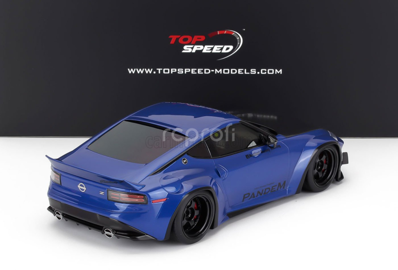 Truescale Nissan Fairlady Z (rz34) Pandem Coupe 2023 1:18 Blue