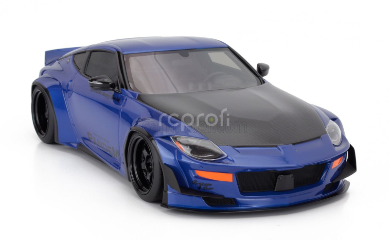 Truescale Nissan Fairlady Z (rz34) Pandem Coupe 2023 1:18 Blue