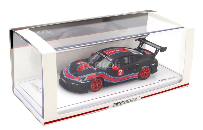 Truescale Porsche 911 991 Gt2 Rs Coupe N 2 Clubsport 2018 1:43 Černá Červená Světle Modrá