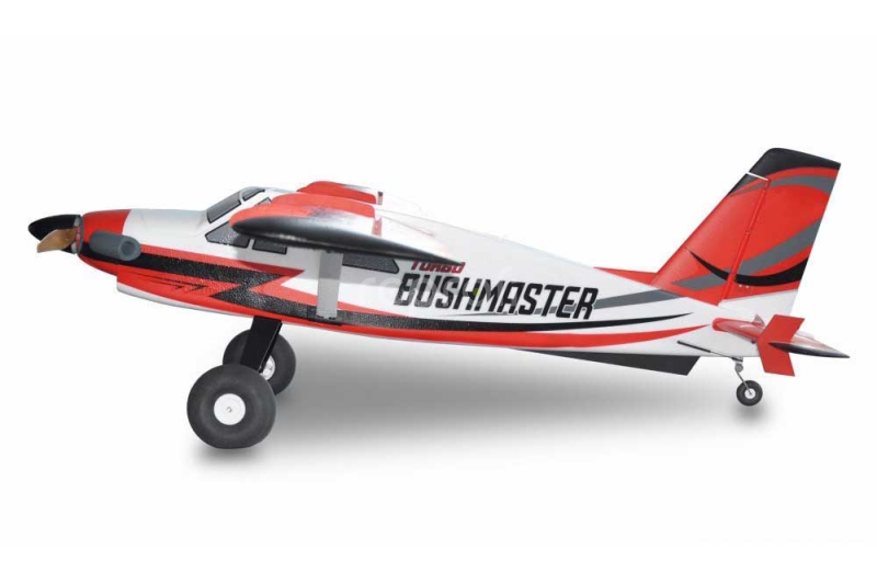RC letadlo Turbo Bushmaster ARF 1830mm LED, červená