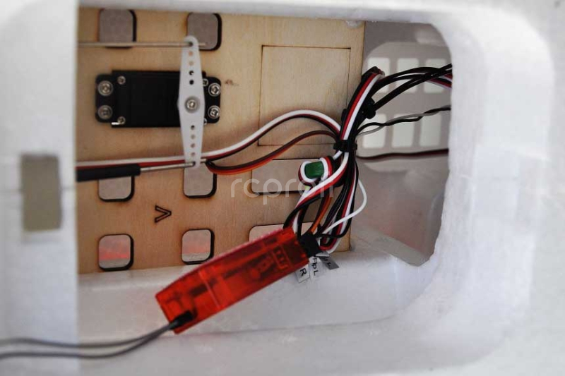 RC letadlo Turbo Bushmaster ARF 1830mm LED, červená