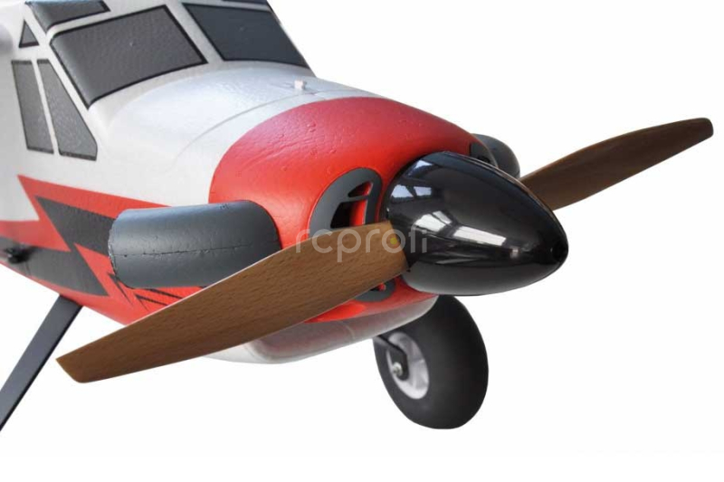 RC letadlo Turbo Bushmaster ARF 1830mm LED, červená