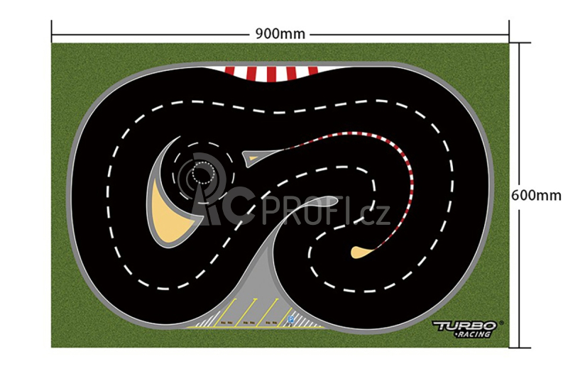 Turbo Racing driftovací dráha (600x900mm)