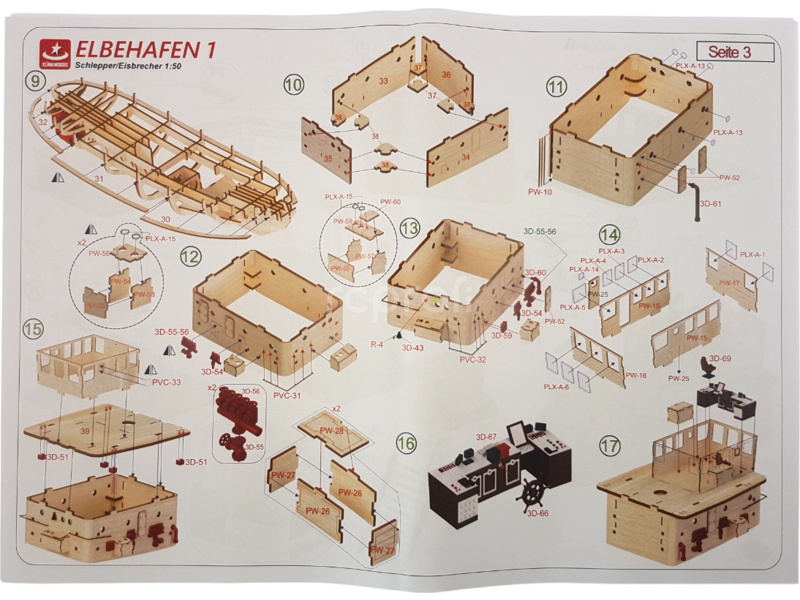 Türkmodel Elbehafen 1 1:50 kit