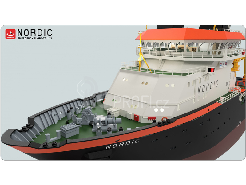 RC stavebnice Türkmodel záchranný remorkér Nordic 1:72 kit