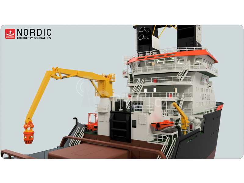 RC stavebnice Türkmodel záchranný remorkér Nordic 1:72 kit