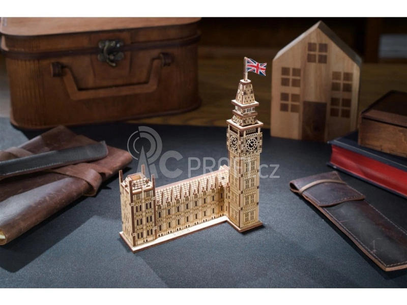 Ugears 3D dřevěné mechanické puzzle Big Ben