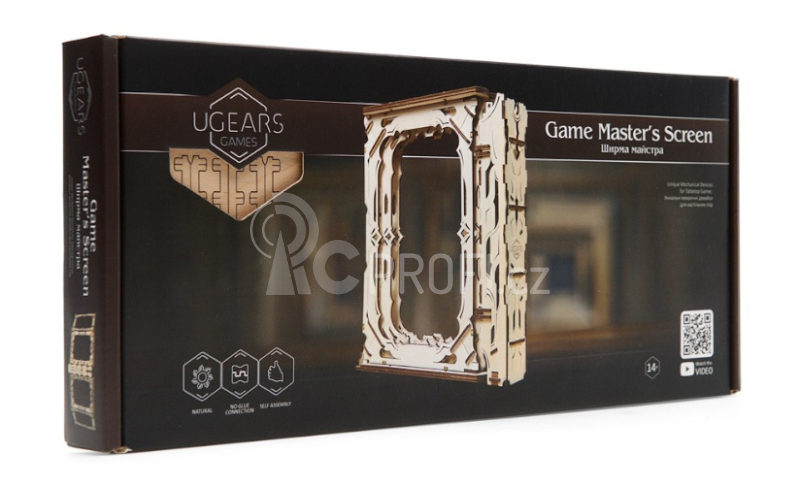 Ugears 3D dřevěné mechanické puzzle Clona ke stolním hrám na hrdiny