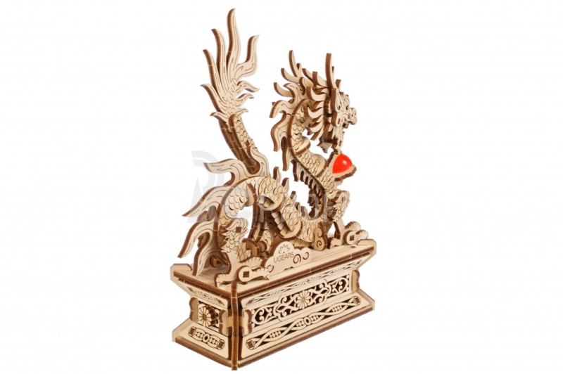 Ugears 3D dřevěné mechanické puzzle Drak