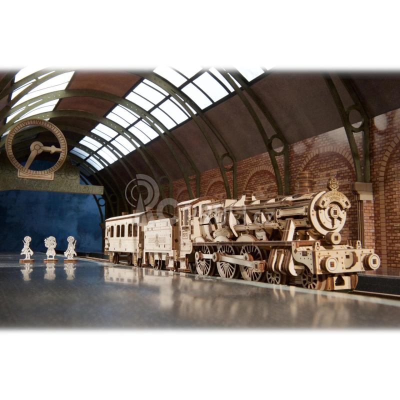 Ugears 3D dřevěné mechanické puzzle Harry Potter Bradavický expres