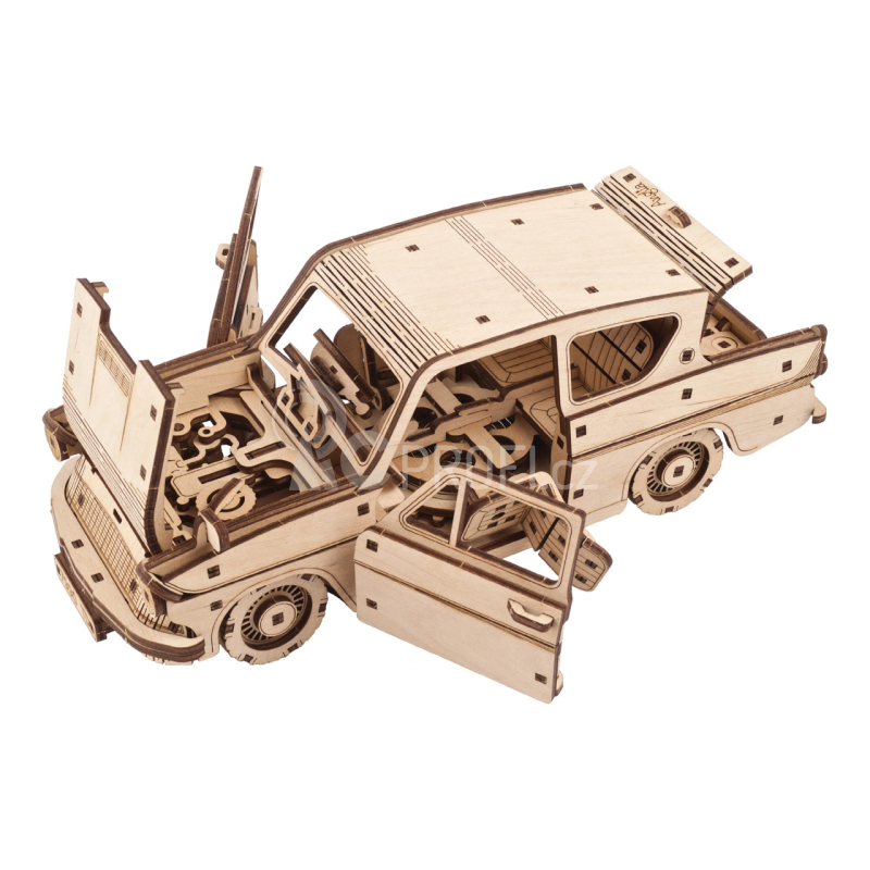 Ugears 3D dřevěné mechanické puzzle Harry Potter Létající Ford Anglia