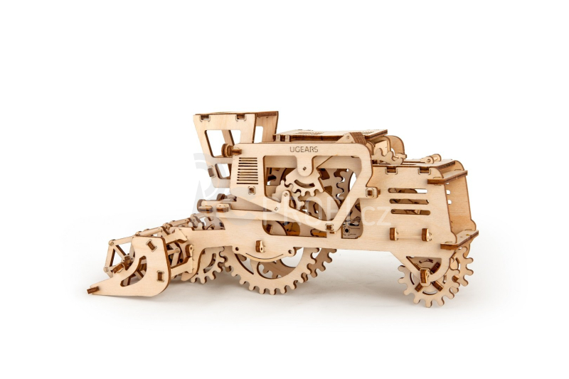 Ugears 3D dřevěné mechanické puzzle Kombajn