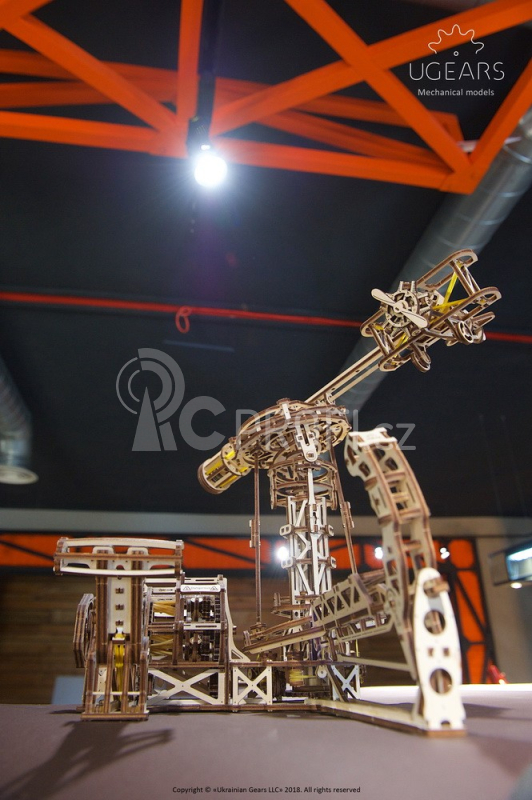Ugears 3D dřevěné mechanické puzzle Létající stroje