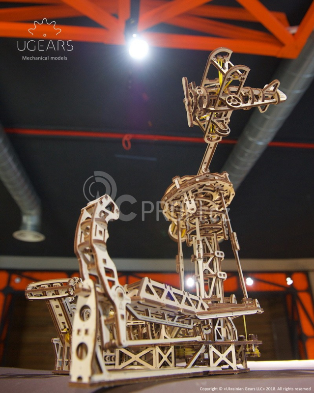 Ugears 3D dřevěné mechanické puzzle Létající stroje