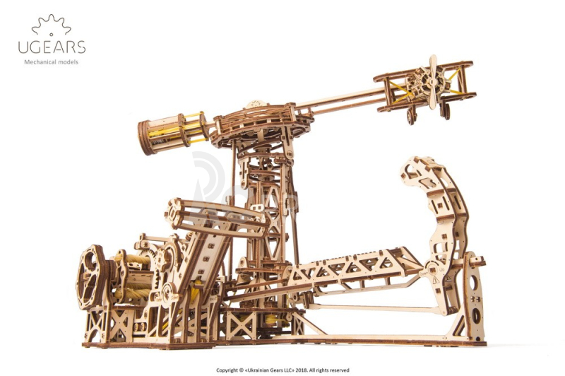 Ugears 3D dřevěné mechanické puzzle Létající stroje
