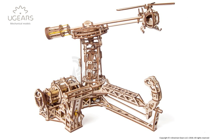 Ugears 3D dřevěné mechanické puzzle Létající stroje