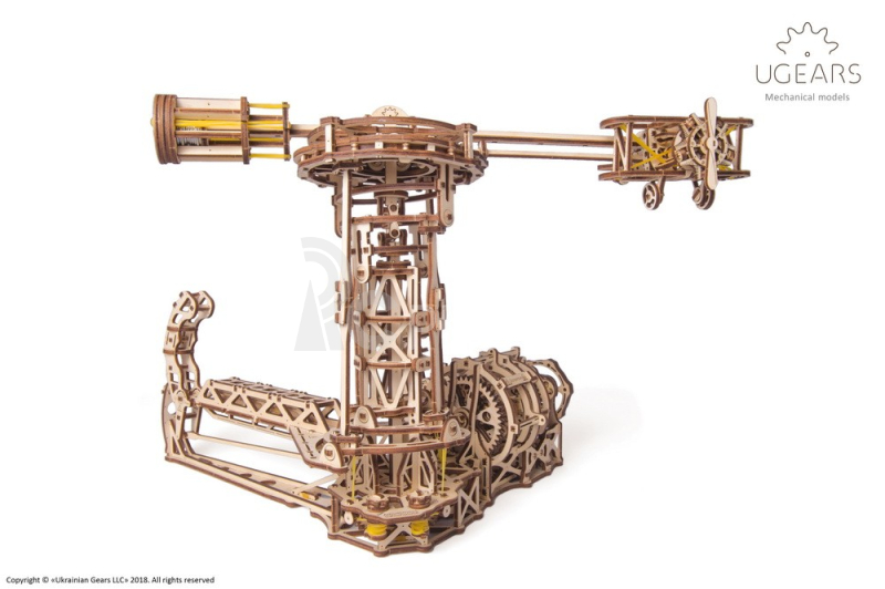 Ugears 3D dřevěné mechanické puzzle Létající stroje