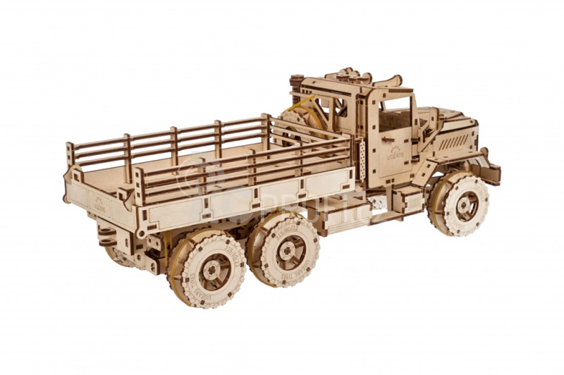 Ugears 3D dřevěné mechanické puzzle Nákladní auto CARGO