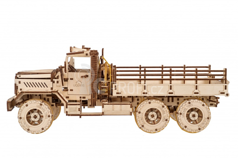 Ugears 3D dřevěné mechanické puzzle Nákladní auto CARGO