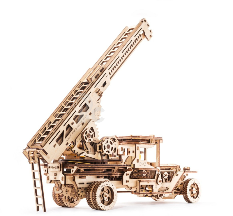 Ugears 3D dřevěné mechanické puzzle Sada příslušenství pro náklaďák UGM-11