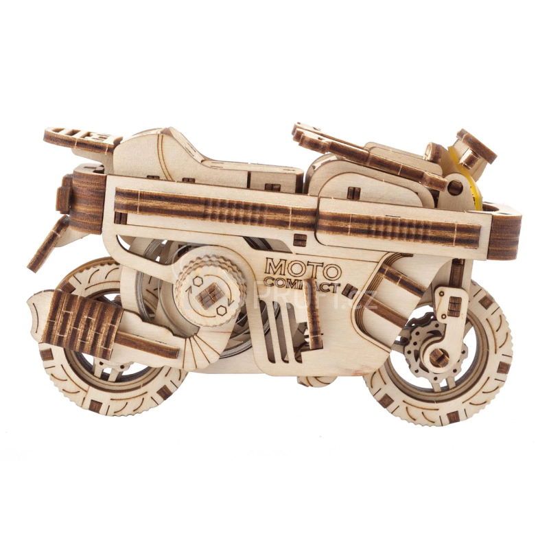 Ugears 3D dřevěné mechanické puzzle Skládací skútr