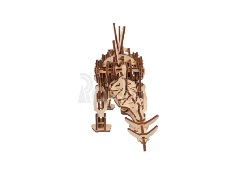 Ugears 3D dřevěné mechanické puzzle Stegosaurus