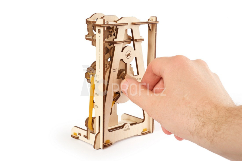 Ugears 3D dřevěné mechanické puzzle STEM výukové kyvadlo