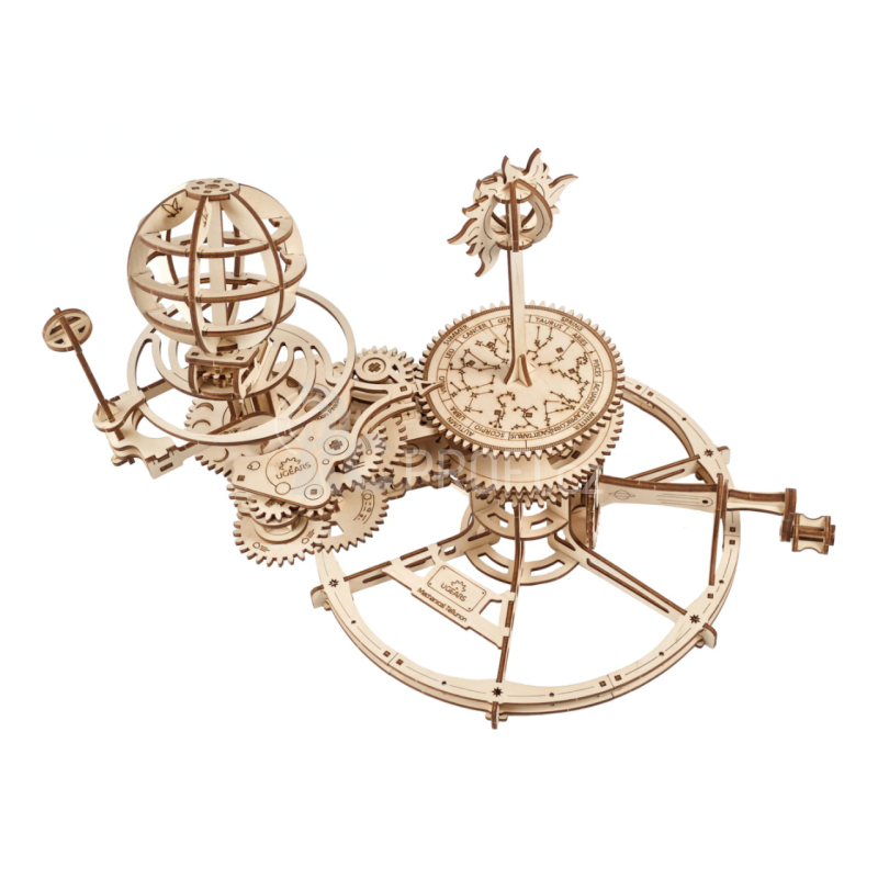 Ugears 3D dřevěné mechanické puzzle Tellurium