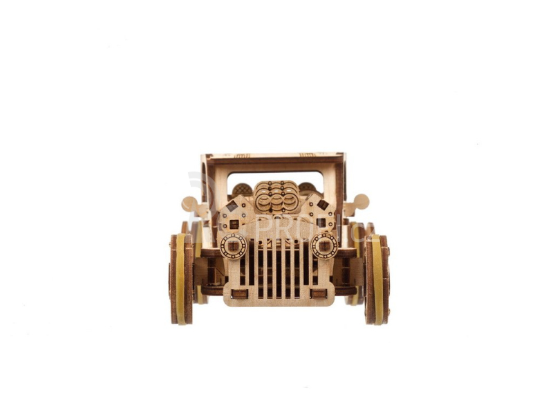 Ugears 3D dřevěné mechanické puzzle The Hot Rod Furious