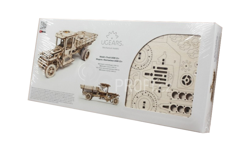 Ugears 3D dřevěné mechanické puzzle UGM-11 Náklaďák