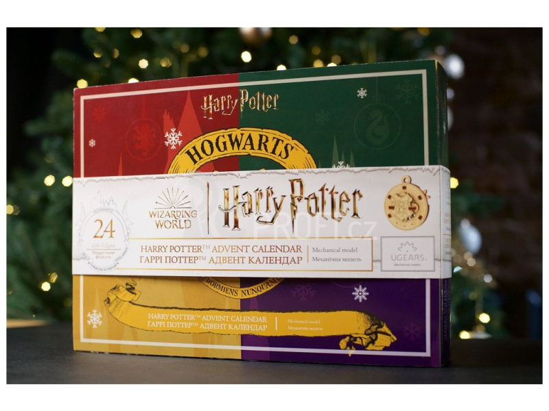 Ugears Dřevěná 3D mechanická stavebnice Harry Potter - Adventní kalendář