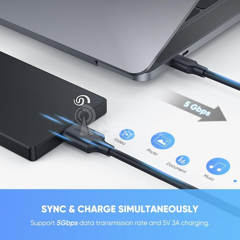 UGREEN Micro-B 3.0 to USB-C Cable 1M
