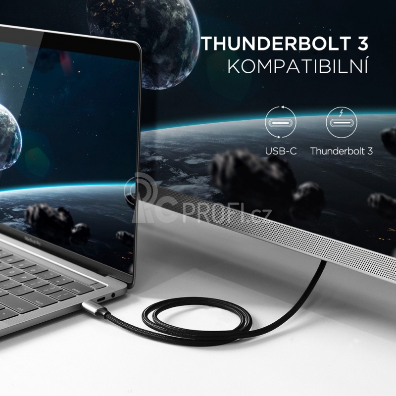 UGREEN USB-C HDMI adaptér 1.5m, šedý
