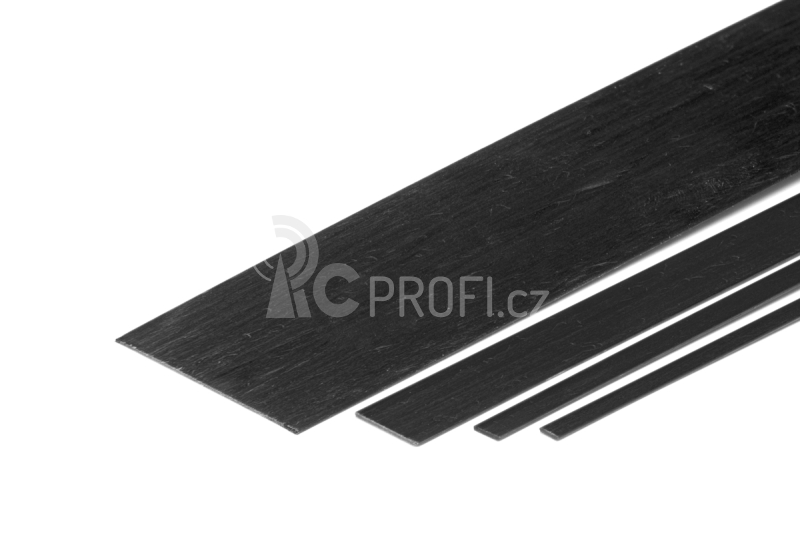 Uhlíková pásnice 0,3x3x1000 mm