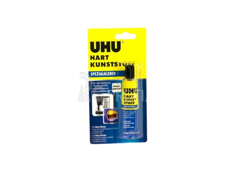 UHU Hart Kunststoff 33ml/30g - na tvrdé plasty