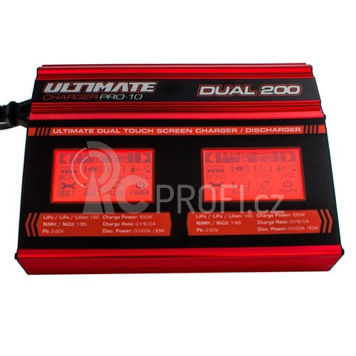 Ultimate Pro 10 dual nabíječ s balancerem (2x100 W)
