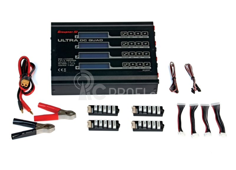 ULTRA DC QUAD čtyřnásobný nabíječ 4x 80 W