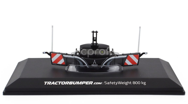 Universal hobbies Accessories Tractor Bumper For Deutz-fahr - Safety Weight 800kg. 1:32 Black