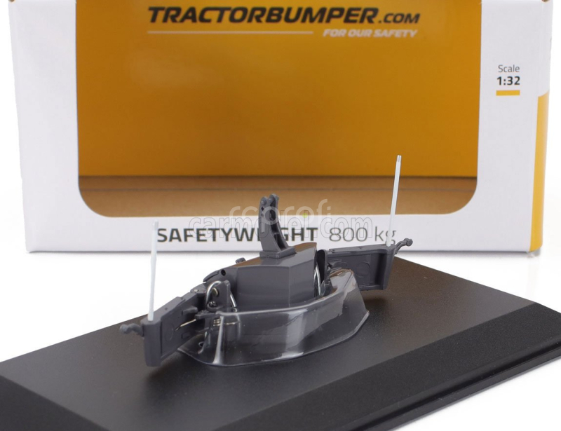 Universal hobbies Accessories Tractor Bumper For Massey Ferguson - Safety Weight 800kg. 1:32 Grey
