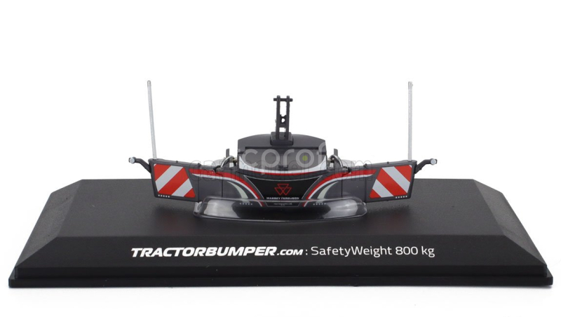 Universal hobbies Accessories Tractor Bumper For Massey Ferguson - Safety Weight 800kg. 1:32 Grey
